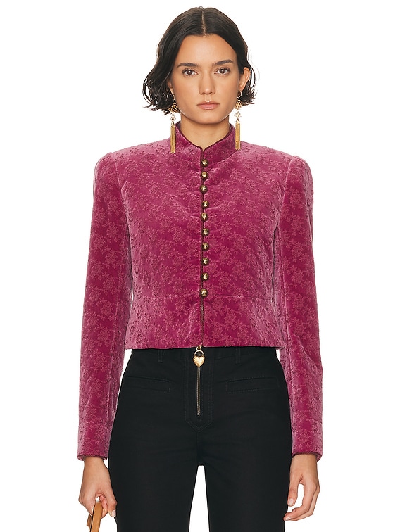 Chloe Jacket in Burnt Lilac | FWRD