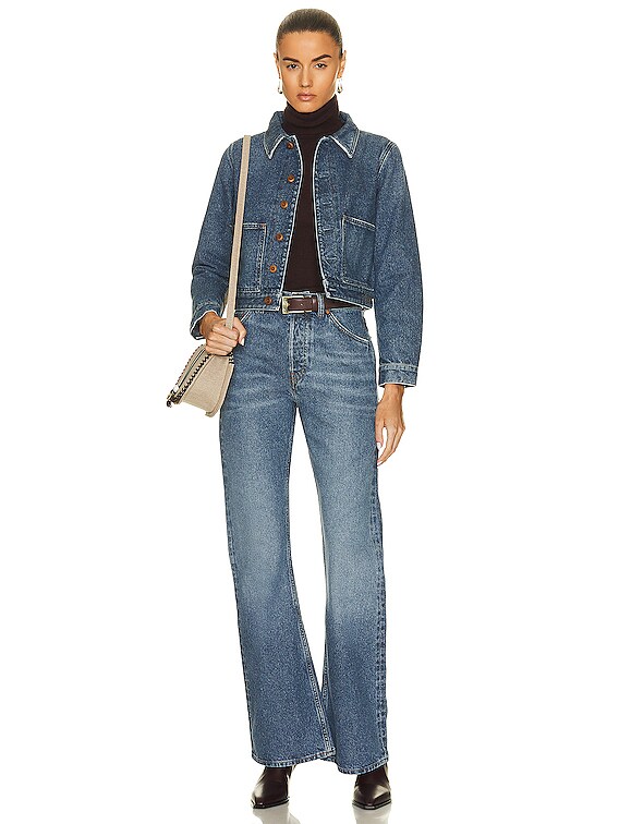 Chloe Denim Jacket in Dusky Blue | FWRD