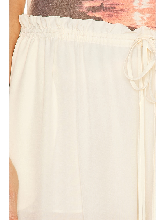 Chloe Balloon Pant in Pristine White | FWRD