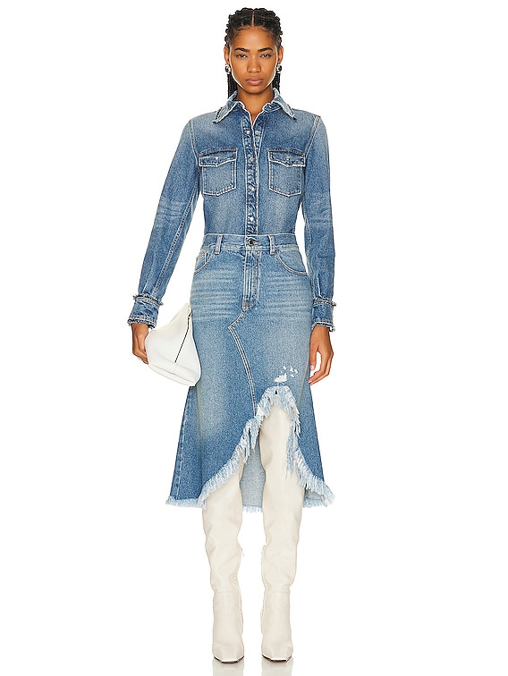 Chloe スカート - Foggy Blue | FWRD