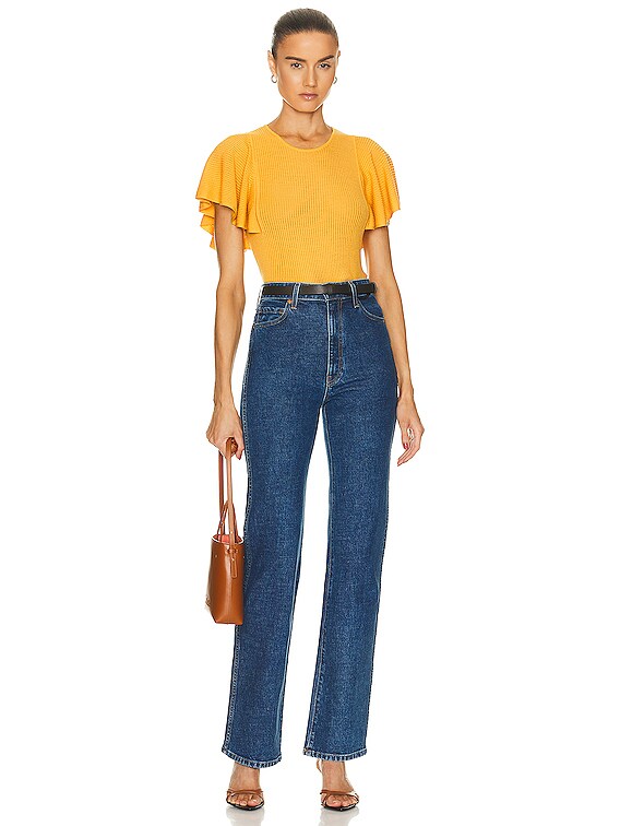 Chloe Tシャツ - Truly Yellow | FWRD