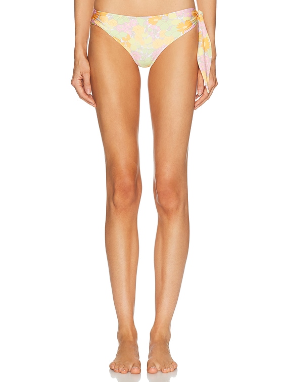 Chloe Classic Bikini Bottom in Multicolor Pink | FWRD