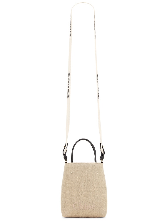 トートバッグ Chloe Sense Micro Tote Bag In Soft Leather Beige Chloé Sense Micro Tote Bag In Soft Leather Beige | ModeSens