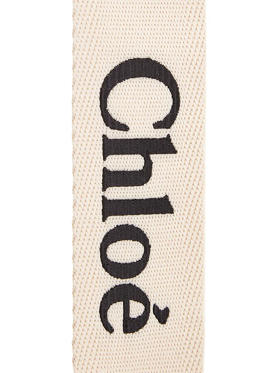Chloe Sense Micro Tote Bag in Beige & Black 1 | FWRD