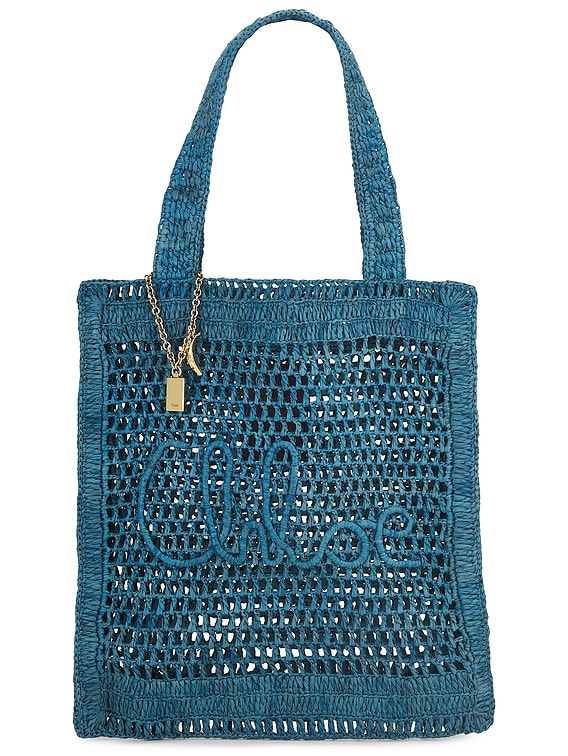Chloe ラフィア製 Summer Banana トート Chloé ラフィア製Summer Bananaトートバッグ の茶色 | Chloé JP