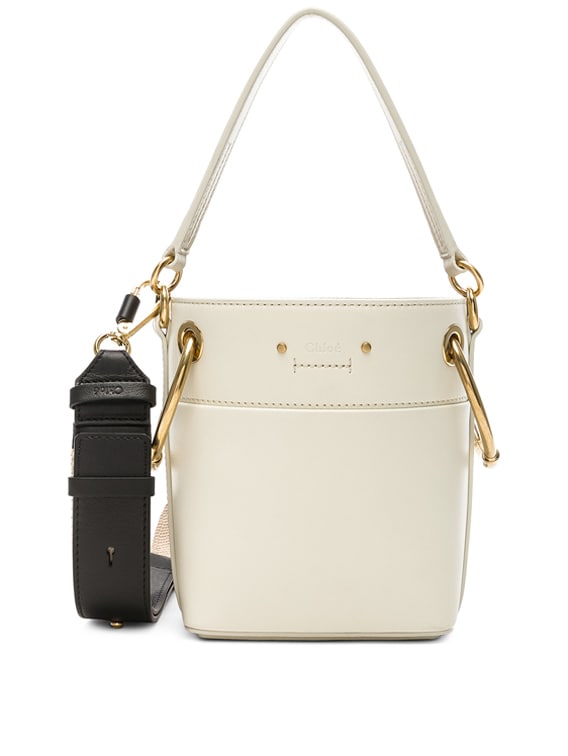 Chloe roy bucket online bag white