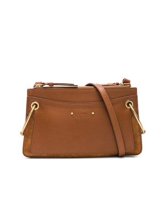 Mini Roy Calfskin Suede Shoulder Bag