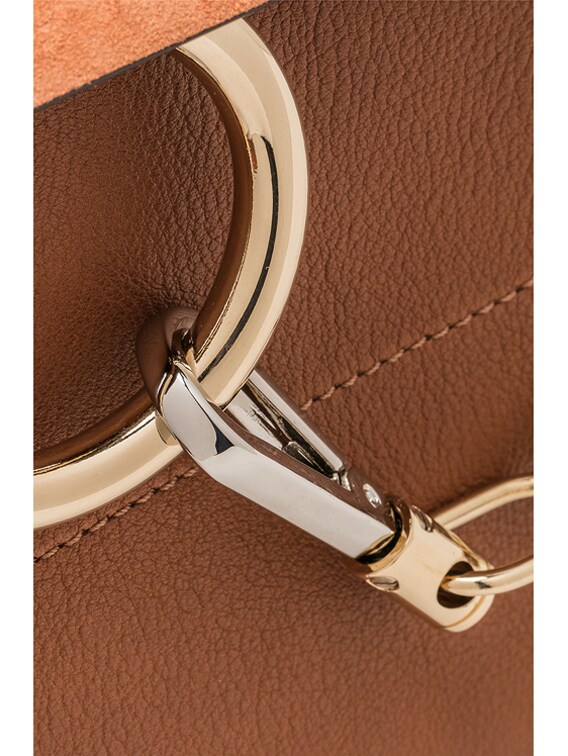 Chloe Small Faye Backpack Calfskin & Suede in Tan | FWRD