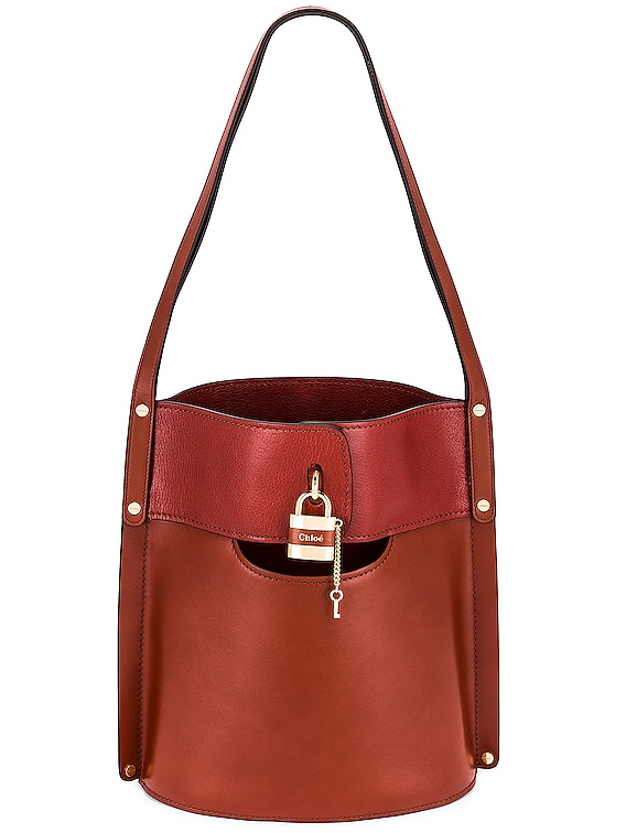 Chloe Aby Bucket Bag in Sepia Brown FWRD