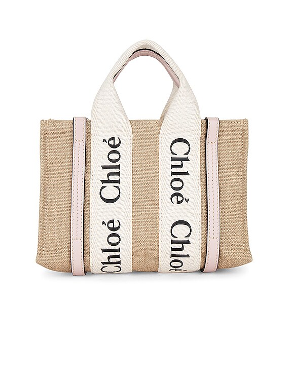 【新品・未使用】Chloé WOODY ミニトート　Misty Lavender Chloe Mini Woody Tote in Misty Lavender | FWRD