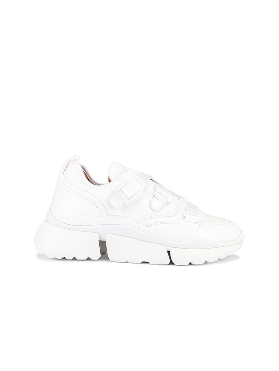Chloe Sonnie Sneakers in White | FWRD