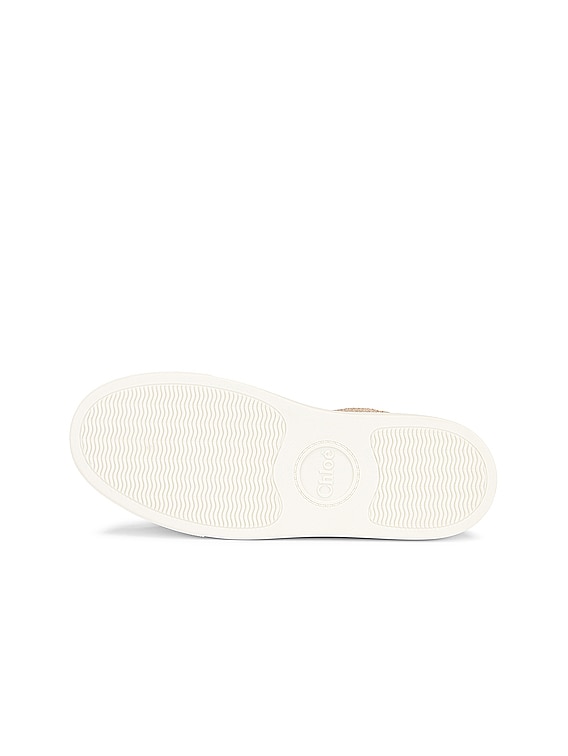 Chloe Lauren Sneakers in White & Brown | FWRD