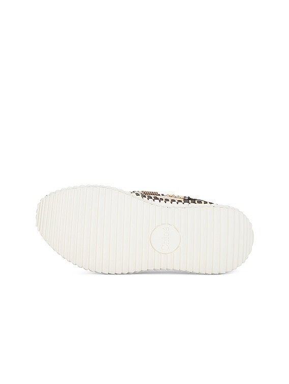 Chloe Nama Mesh Sneaker in Nomad Beige | FWRD