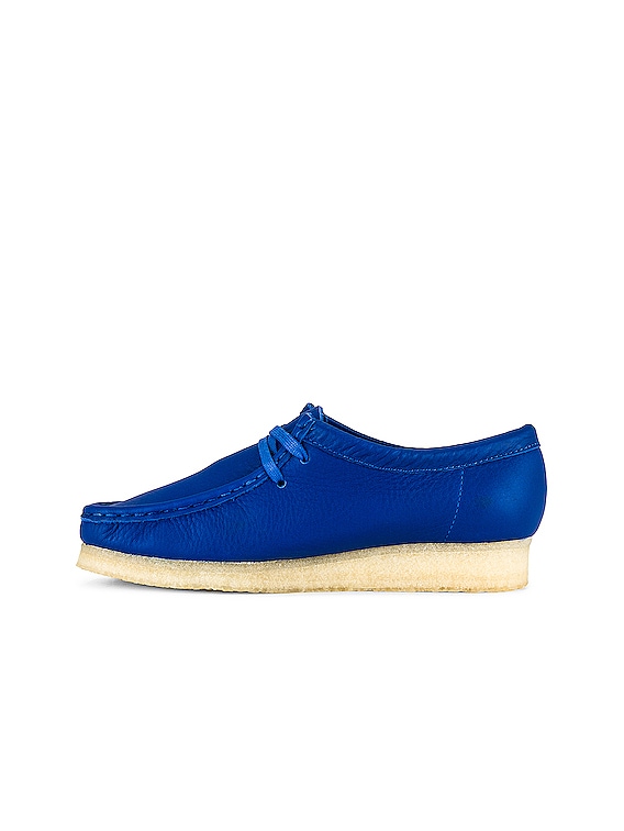 Blue hot sale wallabees shoes