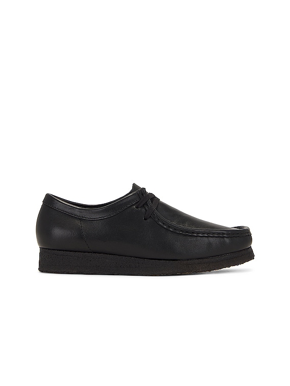 Clarks Wallabee in Black | FWRD