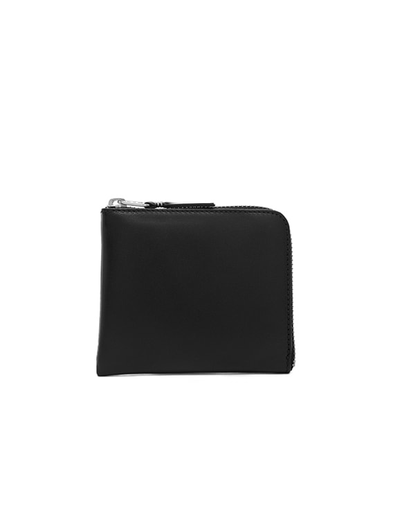 COMME des GARCONS Small Zip Wallet in Black | FWRD
