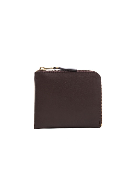 COMME des GARCONS Small Zip Wallet in Brown | FWRD