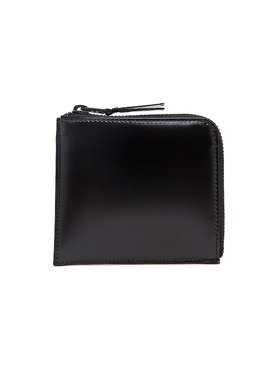 Comme des Garçons Women's Zip-Around Leather Wallet - Unisex - Leather - Black - Wallets