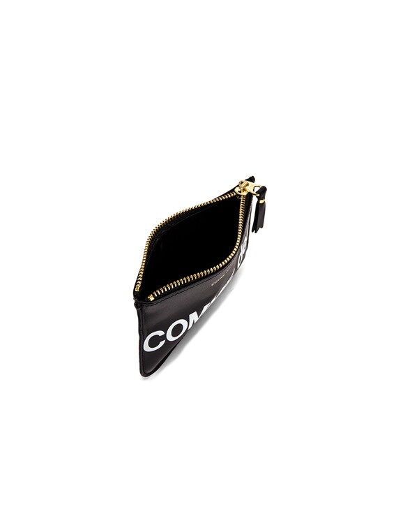 COMME DES GARCONS【 Huge Logo】ウォレット Comme des Garçons Huge Logo Black 2-Zip Wallet – LACMA Store