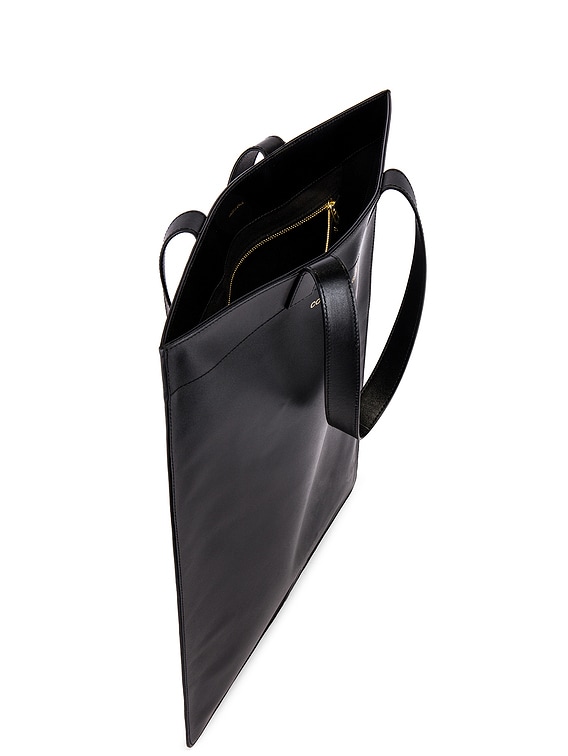 COMME des GARCONS Classic Leather Line B Tote Bag in Black
