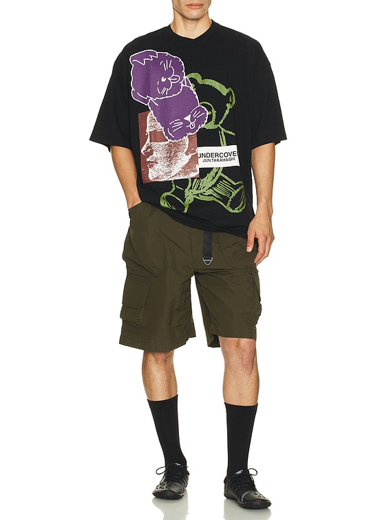 パンツ 26ss CDG SHIRT polyester twill Shorts CDG シーディージー