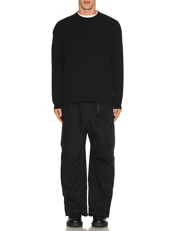 COMME des GARCONS HOMME Polyester Oxford Pants in Black | FWRD