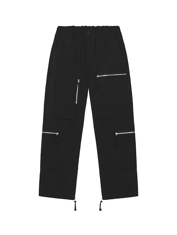 COMME des GARCONS HOMME Zipper Cargo Pants in Black | FWRD
