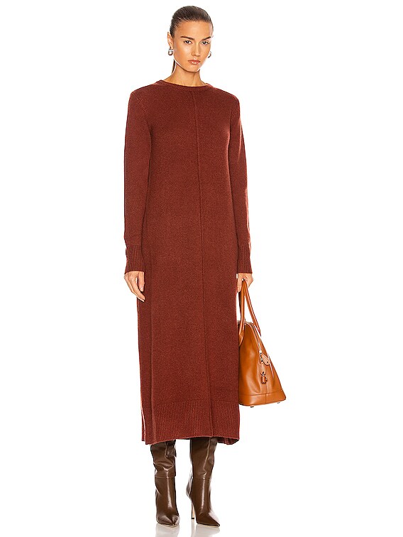 Crew Neck Sweater Dress