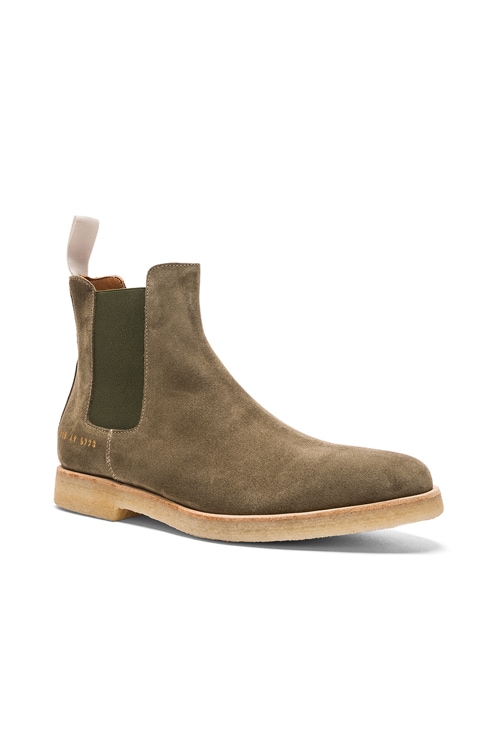 Common Projects Suede Chelsea Boots in 