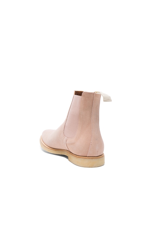 blush chelsea boots