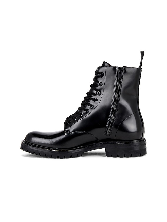 美品Common Projects レースアップ コンバットブーツ43 サイド Common Projects コンバットブーツ - Black | FWRD