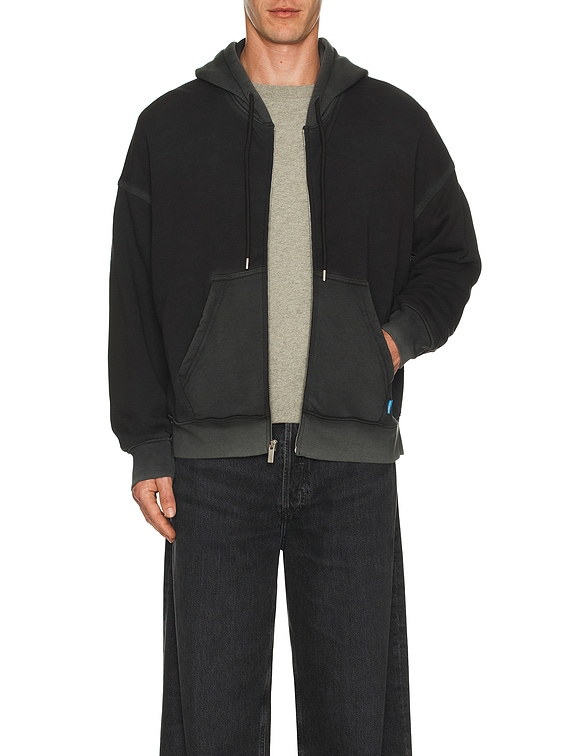 COTTON CITIZEN Boston Zip Hoodie in Vintage Charcoal | FWRD