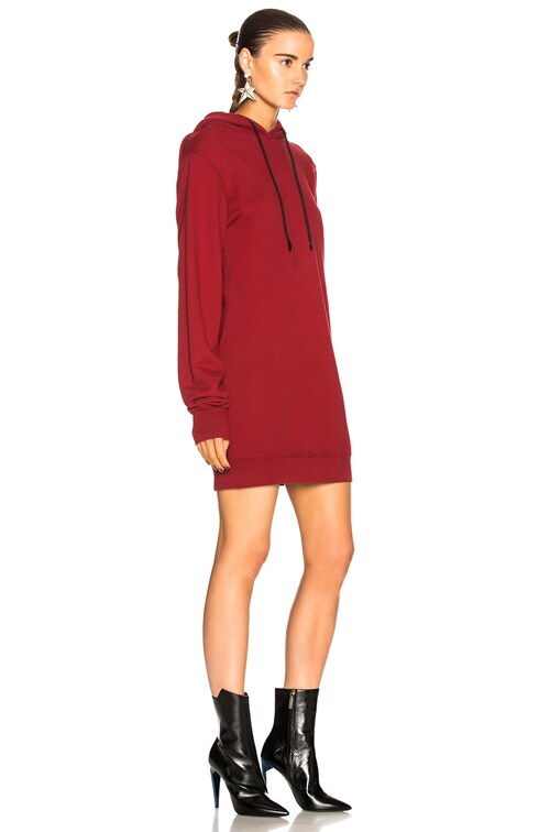 backless hoodie dress