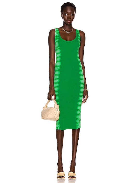 COTTON CITIZEN The Verona Midi Dress in Kelly Green Fog | FWRD