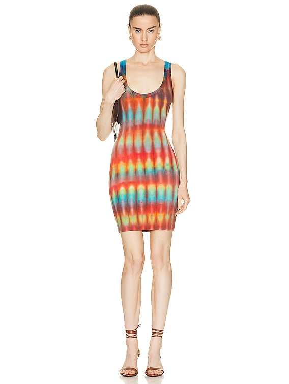 COTTON CITIZEN the Verona Mini Dress in Prismatic Tie Dye | FWRD