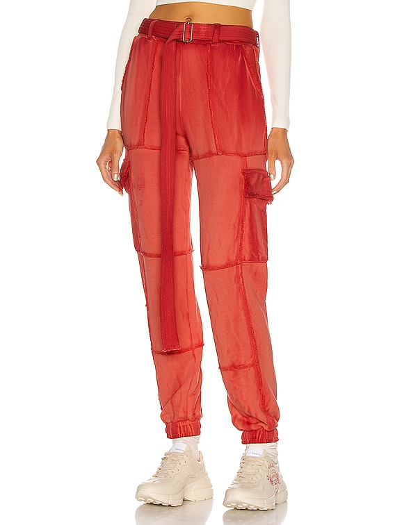 peach cargo pants