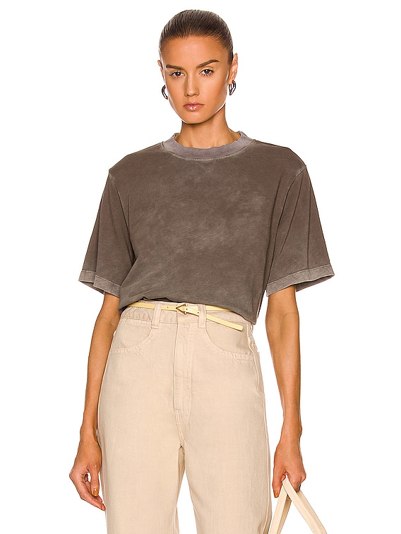 COTTON CITIZEN The Tokyo Crop Tee in Vintage Taupe | FWRD