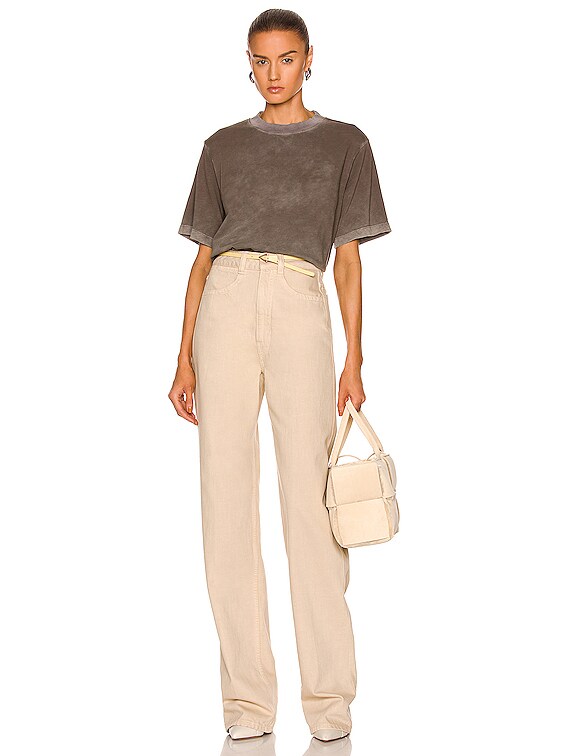 COTTON CITIZEN The Tokyo Crop Tee in Vintage Taupe | FWRD
