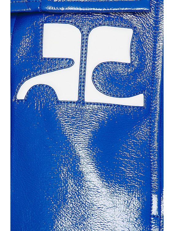 Courreges Vinyl Jacket in Blue | FWRD
