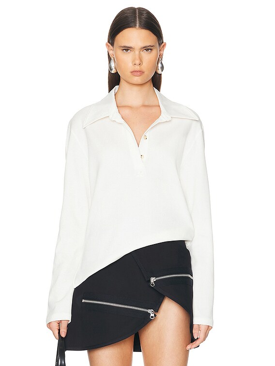 【関税込み】Signature Polo - Courreges - Cotton - White Polo Courrèges White size 4 US in Cotton - 41548511
