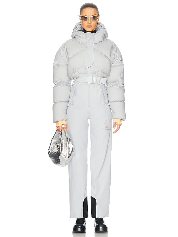●CORDOVA コルドヴァ ダウン スキーウェア ジャンプスーツ L CORDOVA Sommet Ski Suit in Lunar | FWRD