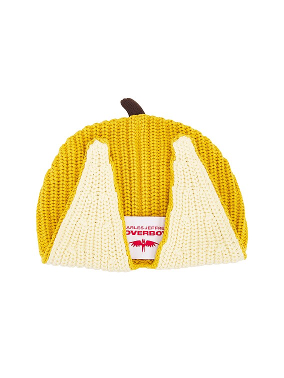 Charles Jeffrey LOVERBOY Chunky Banana Beanie in Yellow | FWRD