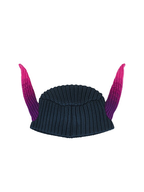 Charles Jeffrey LOVERBOY P.E.K.K.A. Beanie in Black, Purple
