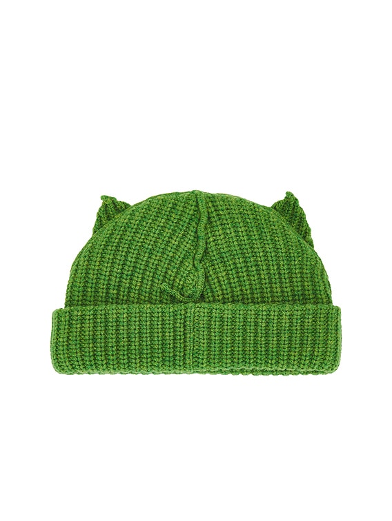 Charles Jeffrey LOVERBOY Chunky Ears Beanie in Green | FWRD