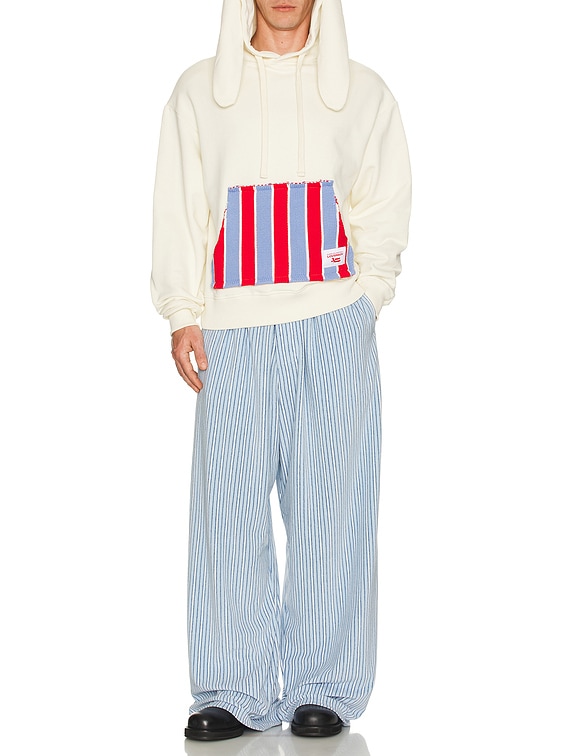l*l様 CHARLESJEFFREYLOVERBOYChunkyRabbitB Buy Charles Jeffrey Loverboy Patch Rabbit Ears Hoodie 'Ecru