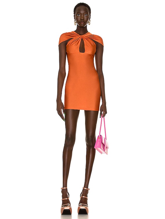 Orange Jersey Dress