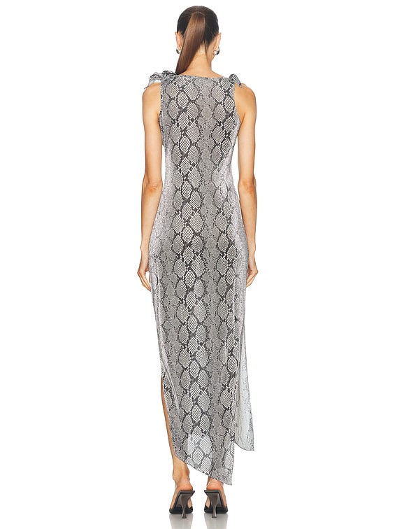 Asymmetric Flower Gown
