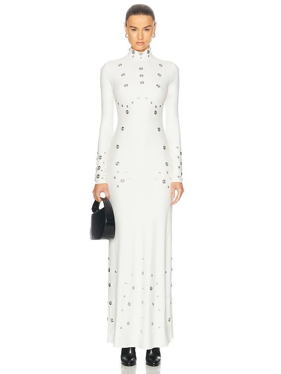 Coperni Snaps Dress in White | FWRD