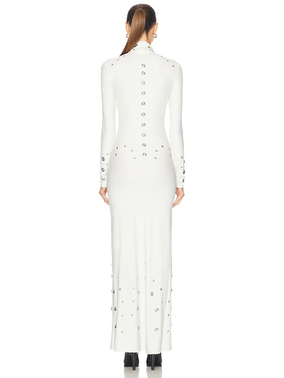 【関税&送料込】Coperni Dresses White Coperni Snaps Dress in White | FWRD