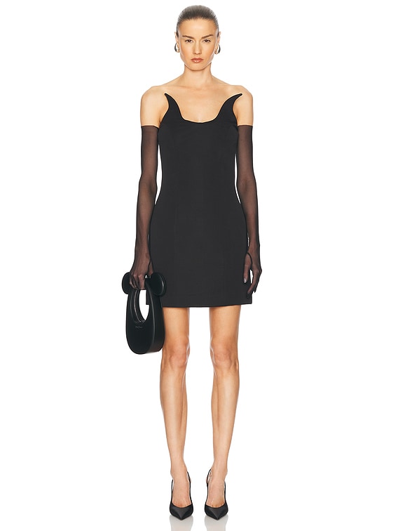 Coperni X Disney Horn Dress in Black | FWRD